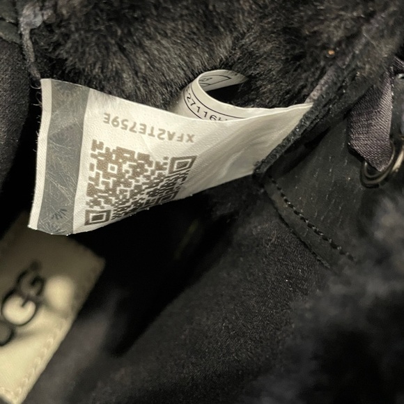 UGG Croft Exotic Leather High Top Sneakers Size 7 - Picture 16 of 16